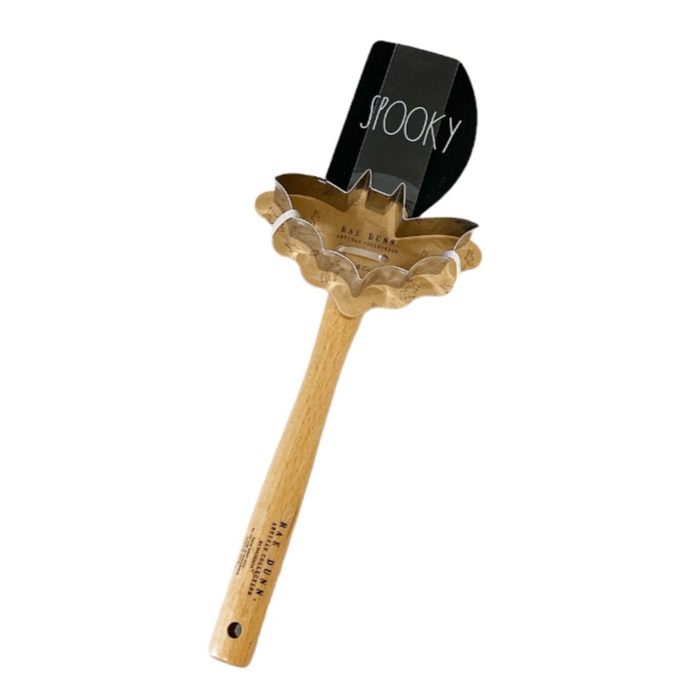 NEW Rae Dunn SPOOKY Spatula & Cookie Cutter 👻👻👻